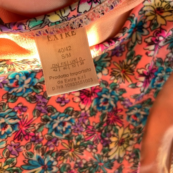 floral bikini bottom. - Picture 2 of 2